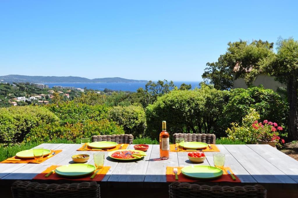Villa Abeille : Douces Vacances D'Ete Avec Vue Mer Cavalaire-sur-Mer Kültér fotó